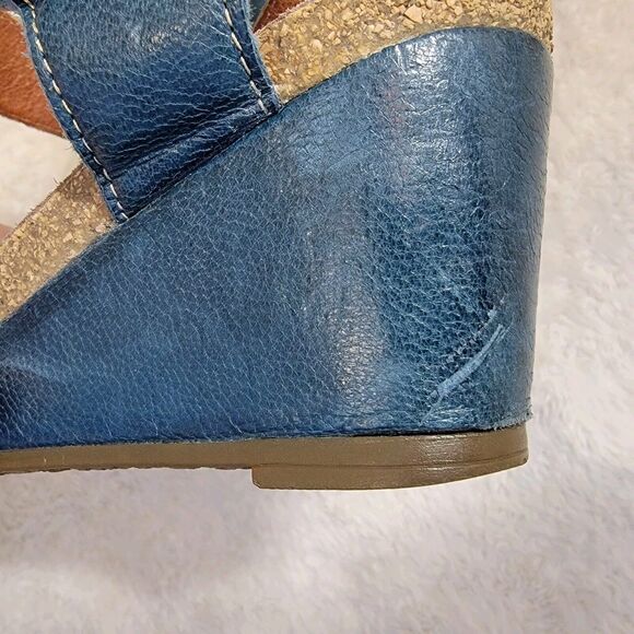 Taos Festival Wedge Comfort Sandals Colorblock‎ Size EU 38 US 7-7.5 Model 4048 - Picture 8 of 16